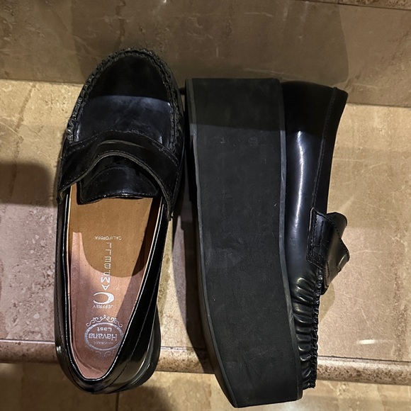 Jeffrey Campbell Black Platform Shoes - Picture 2 of 2